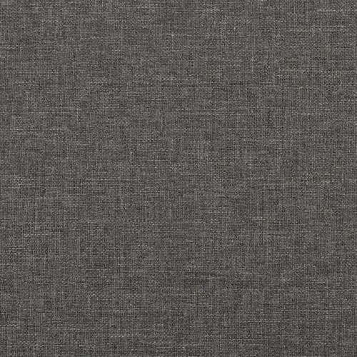 Боксспринг легло с матрак, тъмносиво, 90x200 см, плат