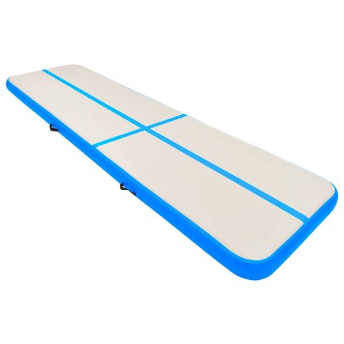 Надуваем дюшек за гимнастика с помпа, 700x100x20 см, PVC, син