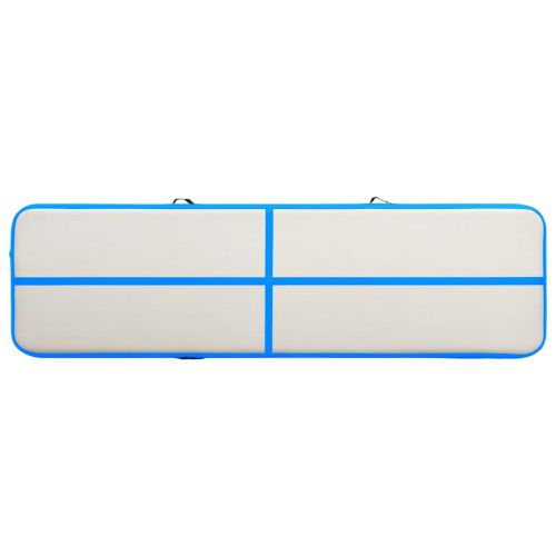 Надуваем дюшек за гимнастика с помпа, 700x100x20 см, PVC, син
