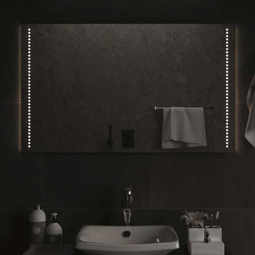LED огледало за баня, 100x60 см