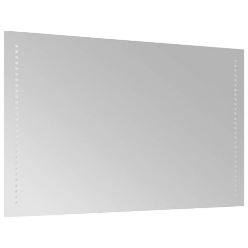 LED огледало за баня, 80x50 см