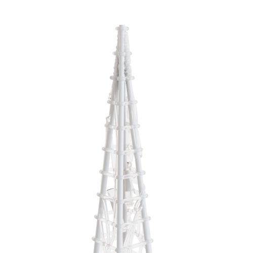 Комплект акрилни декоративни LED елхи конуси сини 60/90/120 см