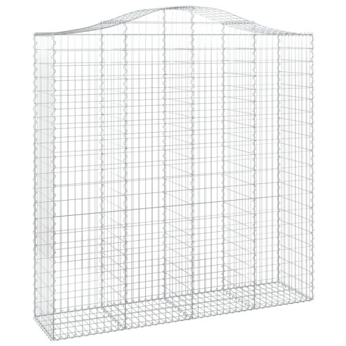 Дъговидна габионна кошница 200x50x200/220 см поцинковано желязо