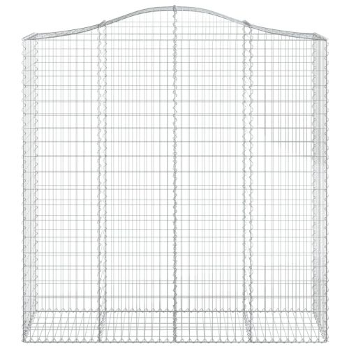 Дъговидна габионна кошница 200x50x200/220 см поцинковано желязо