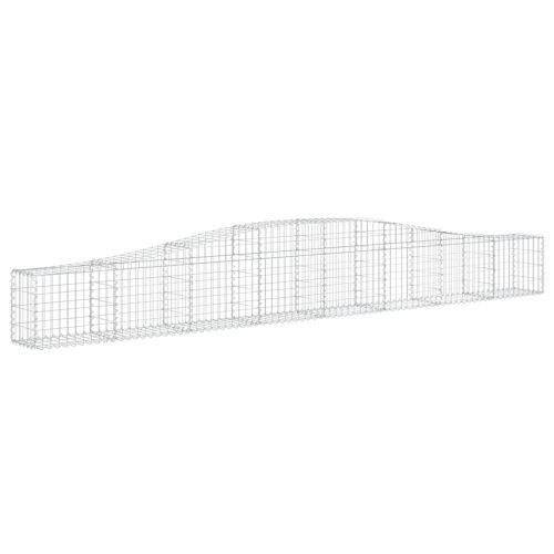 Дъговидна габионна кошница 400x30x40/60 см поцинковано желязо