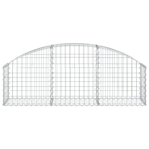 Дъговидна габионна кошница 150x30x40/60 см поцинковано желязо