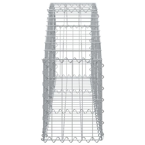 Дъговидна габионна кошница 150x30x40/60 см поцинковано желязо