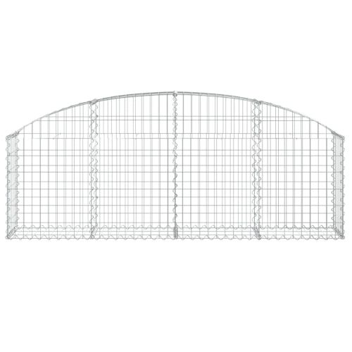 Дъговидна габионна кошница 200x30x60/80 см поцинковано желязо