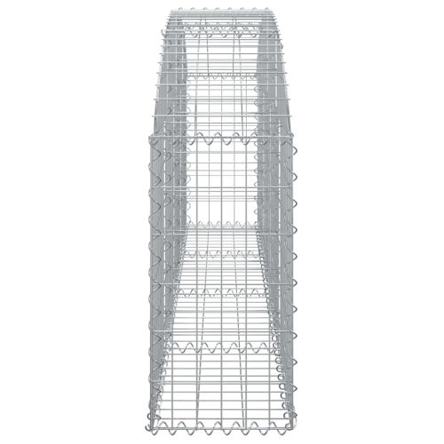 Дъговидна габионна кошница 200x30x60/80 см поцинковано желязо