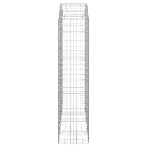 Дъговидна габионна кошница 200x50x200/220 см поцинковано желязо