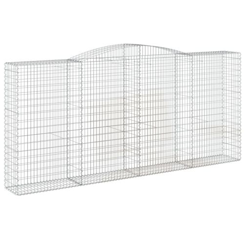 Дъговидна габионна кошница 400x50x180/200 см поцинковано желязо