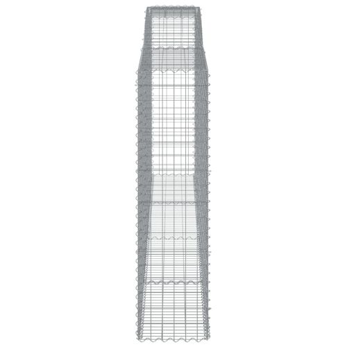 Дъговидна габионна кошница 400x50x180/200 см поцинковано желязо