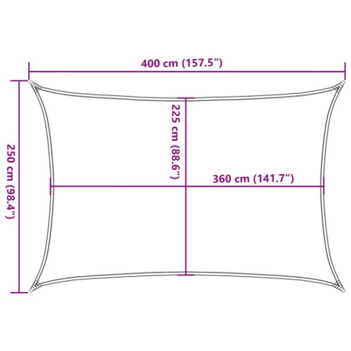 Платно-сенник, 160 г/м², жълто, 2,5x4 м, HDPE