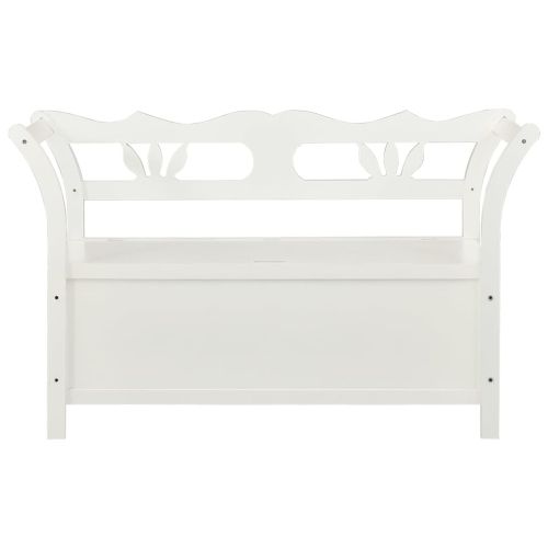 Пейка бяла 107x45x75,5 см масивна ела