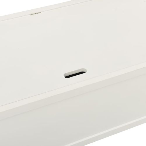 Пейка бяла 107x45x75,5 см масивна ела