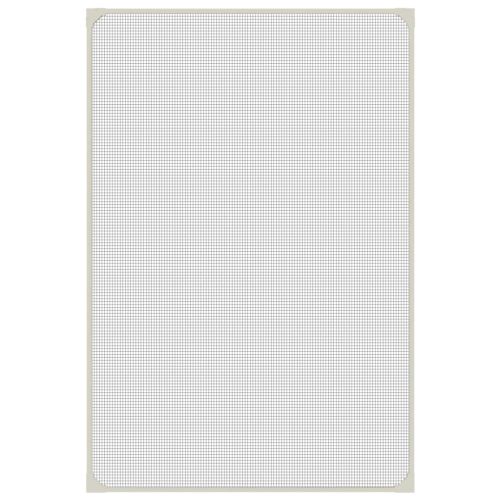 Магнитна мрежа против насекоми за прозорци, бяла, 80x120 см