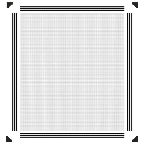 Магнитна мрежа против насекоми за прозорци, антрацит, 130x150см