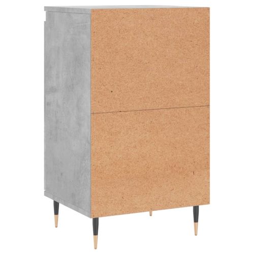 Бюфети 2 бр бетонно сив 40x35x70 см инженерно дърво