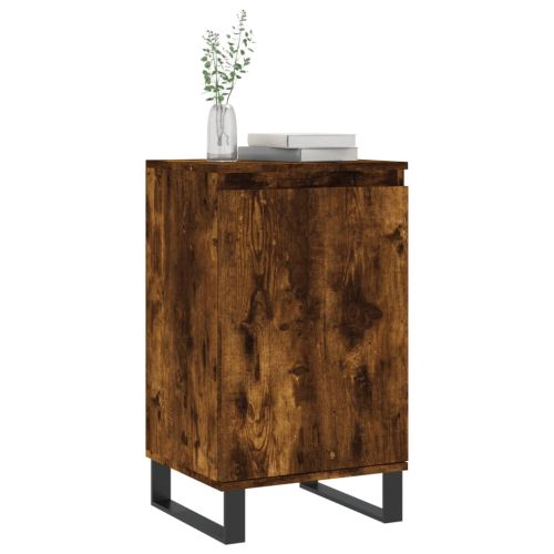 Бюфети 2 бр опушен дъб 40x35x70 см инженерно дърво
