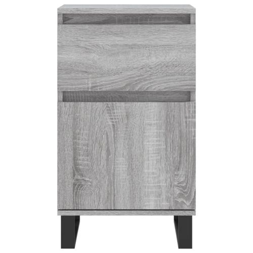 Бюфети 2 бр сив сонома 40x35x70 см инженерно дърво