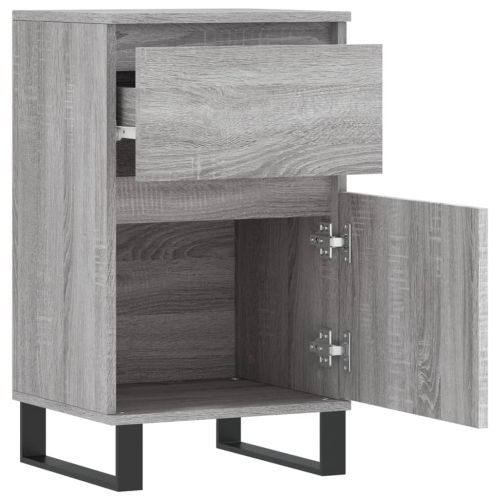 Бюфети 2 бр сив сонома 40x35x70 см инженерно дърво