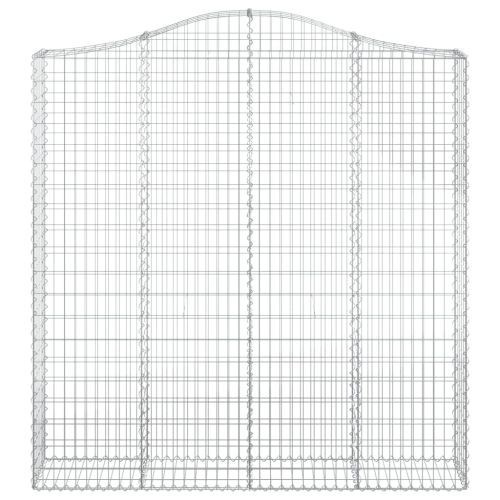 Дъговидна габионна кошница 200x30x200/220 см поцинковано желязо