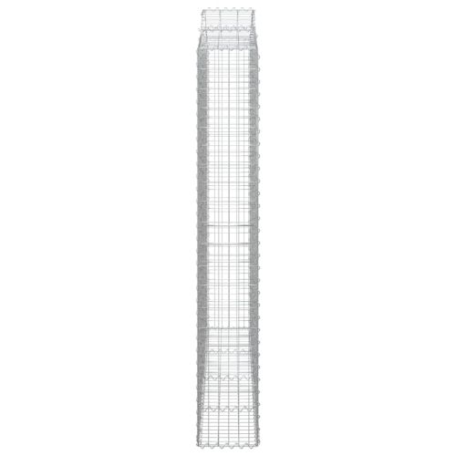 Дъговидна габионна кошница 200x30x200/220 см поцинковано желязо