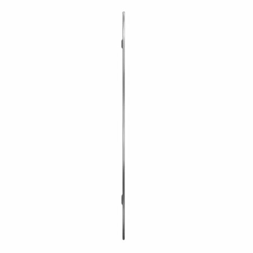Стенно огледало сребро 80x35 см