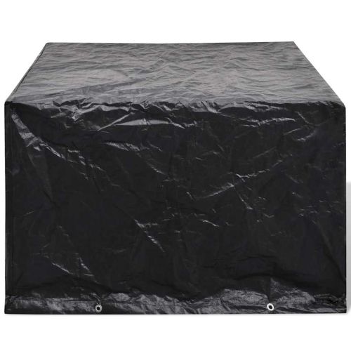 Покривала за градински мебели 2 бр 8 капси 135x135x90 см