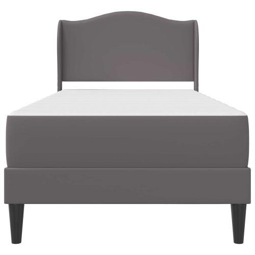Рамка за легло с таблото Сиво 90 x 190 cm Изкуствена
