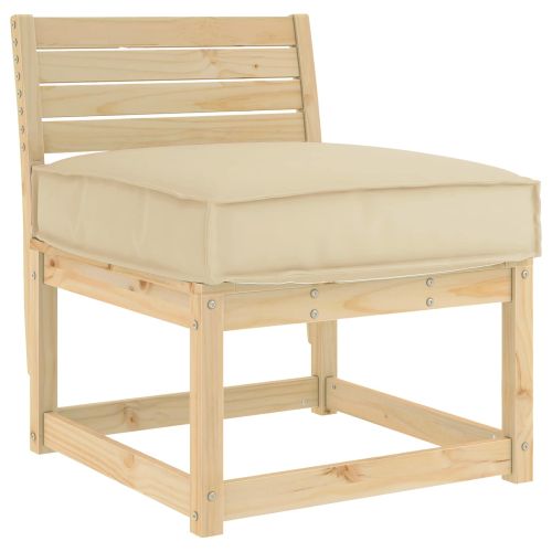 Възглавница Бежово 60 x 60 x 12 cm Оксфордска тъкан