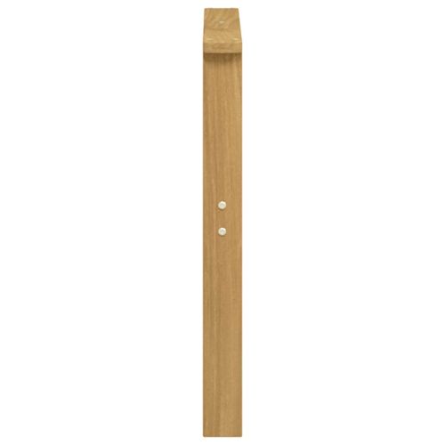 Модул с подлакътници 2 бр. Бяло 60 x 6 x 61 см