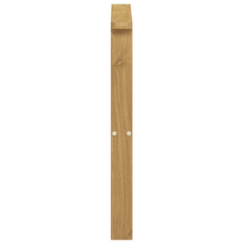Модул с подлакътници 2 бр. Бяло 60 x 6 x 61 см