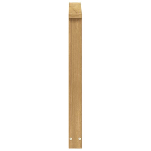 Модул с подлакътници 2 бр. Бяло 60 x 6 x 61 см