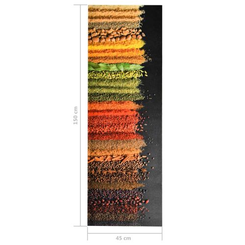 Кухненско килимче, перимо, подправки, 45x150 см