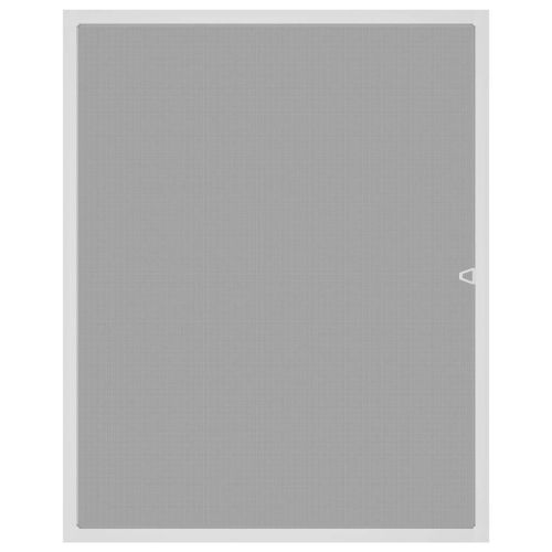Мрежа против насекоми за прозорци, бяла, 100x120 см