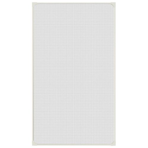 Магнитна мрежа против насекоми за прозорци, бяла, 80x140 см