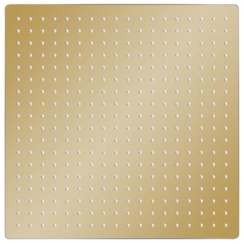 Rainshower душ пита, инокс, 50x50 cм, квадратна, златиста