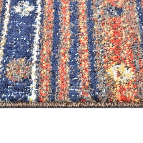 Килим, синьо и оранжево, 160x230 см, PP