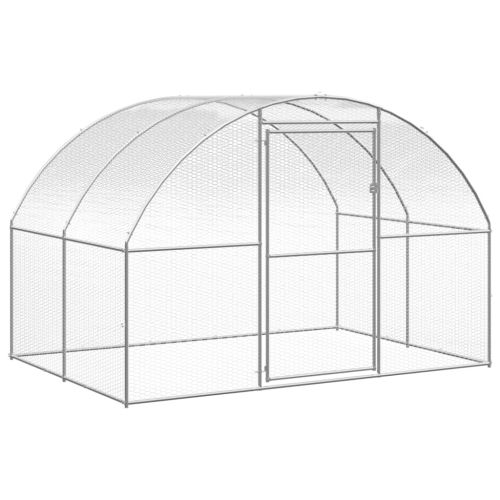 Птичарник на открито, 3x24x2 м, поцинкована стомана