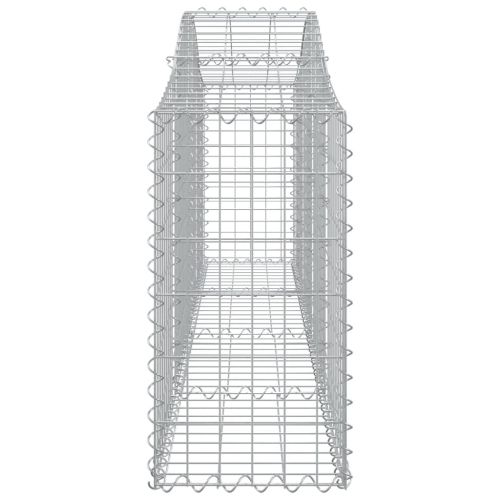 Дъговидна габионна кошница 200x30x60/80 см поцинковано желязо