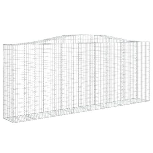 Дъговидна габионна кошница 400x50x160/180 см поцинковано желязо