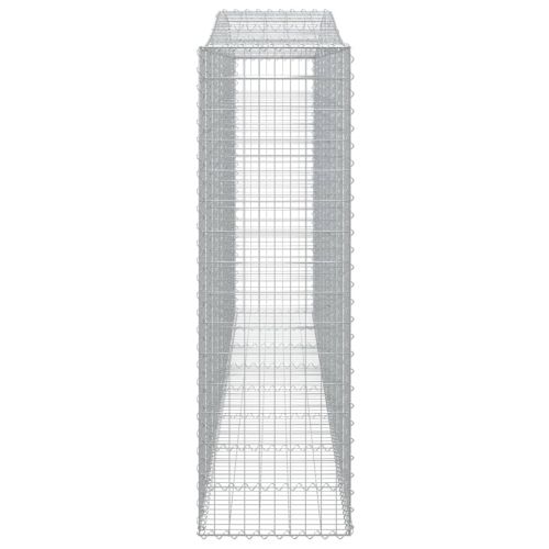Дъговидна габионна кошница 400x50x160/180 см поцинковано желязо