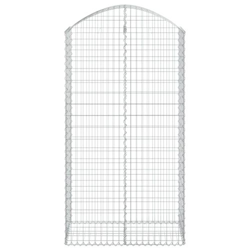 Дъговидна габионна кошница 100x50x180/200 см поцинковано желязо