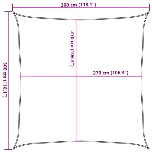 Платно-сенник, 160 г/м², червено, 3x3 м, HDPE