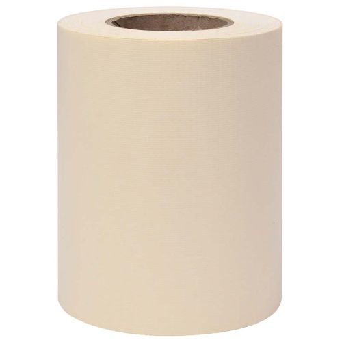 Градински параван за уединение, PVC, 70x0,19 м, кремав