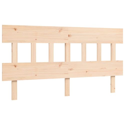 Рамка за легло с табла King Size масивно дърво