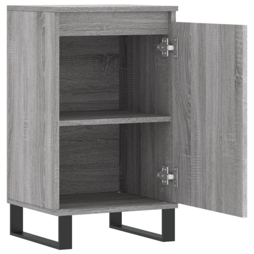 Бюфет сив сонома 40x35x70 см инженерно дърво