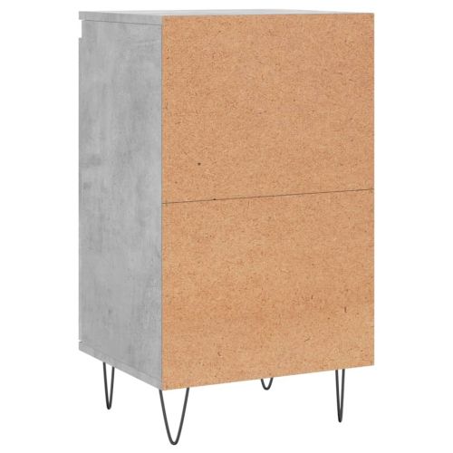 Бюфети 2 бр бетонно сив 40x35x70 см инженерно дърво