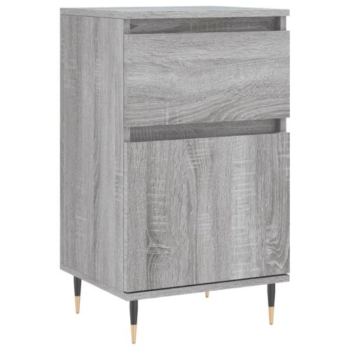Бюфети 2 бр сив сонома 40x35x70 см инженерно дърво